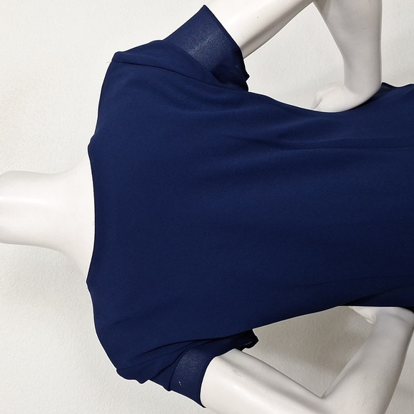 Positive Attitude Vintage Navy Blue Embroidered Beaded Fairy Maxi Dress Size 10 - Picture 9 of 12